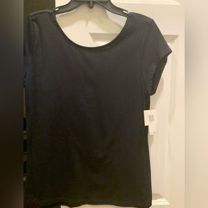 NWT Andrea Jovine Short Sleeve Ballerina Style Top
